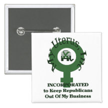 My Uterus, Inc Pin