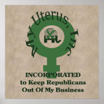 My Uterus, Inc Posters
