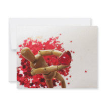 My Valentine - I offer you my heart invitations