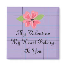 My Valentine magnets by seashell2 My Valentine magnets