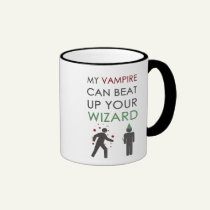 My Vampire Could Beat Up Your Wizard Mug mugs