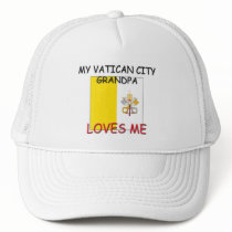 My Vatican City Grandpa Loves Me hats