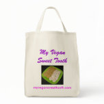 My Vegan Sweet Tooth organic grocery bag
