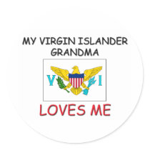 My Virgin Islander Grandma Loves Me stickers