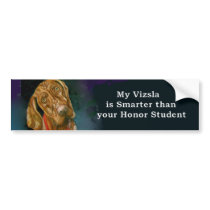 My Vizsla bumper stickers