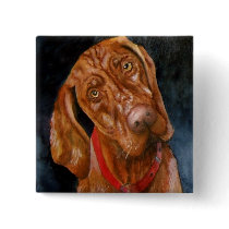 My Vizsla Button by artbyjolyn My Vizsla Button