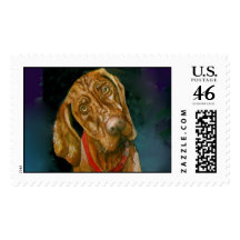 My Vizsla Postage Stamp