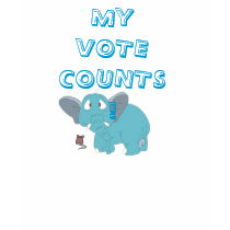 MY VOTE COUNTS! t-shirts