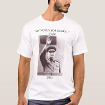 MY VOTES FOR KERRY t-shirts
