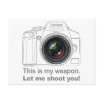 My Weapon Post Cards