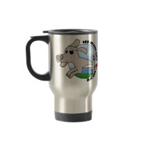 My Weimaraner Loves Agility Travel Mug