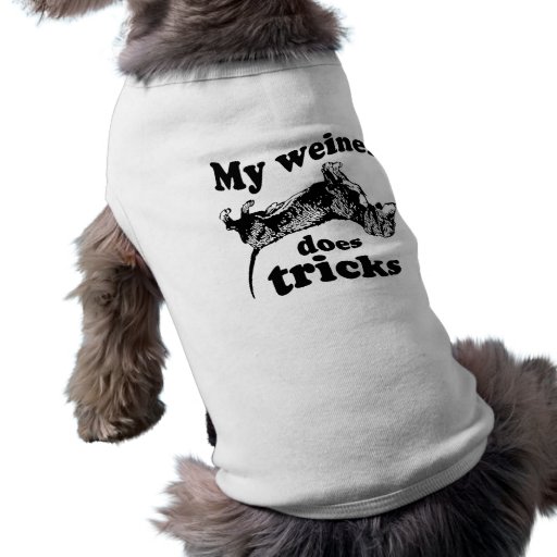 MY WEINER DOES TRICKS DOG CLOTHES