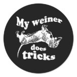 MY WEINER DOES TRICKS stickers