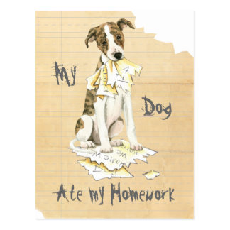 The dog ate my homework for example image