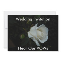 my white rose 10am, Wedding Invitation, Hear Ou...