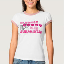 My whole heart is in Afghanistan t-shirts by LovemyMilitary My whole heart is in Afghanistan t-shirts