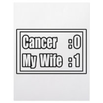 My Wife Beat Cancer (Scoreboard) Letterhead Template