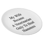 My Wife Became A Veterinarian Only To Heal Hamster Plate