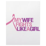 my wife fights like a girl letterhead