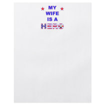 My Wife Is A Hero Full Color Flyer