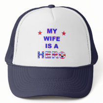 My Wife Is A Hero Mesh Hats