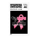 My Wife is a Survivor - Breast Cancer Postage
