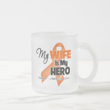 My Wife  is My Hero - Leukemia Coffee Mugs