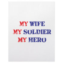 My Wife, My Soldier, My Hero letterhead
