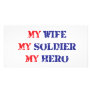 My Wife, My Soldier, My Hero Photo Card Template