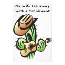 My Wife Ran Away With A Tumbleweed-Stationery