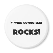 MY Wine Connoisseur ROCKS! magnets by professions MY Wine Connoisseur ROCKS! magnets
