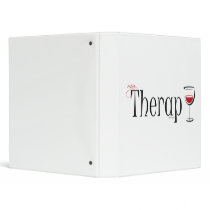 My (Wine) Therapy 3 Ring Binder