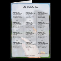My Wish For You (new version) Card cards