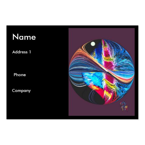 My World In Color Business Card
