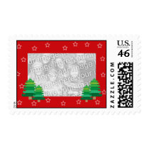 My Xmas Trees Template Postage Stamps
