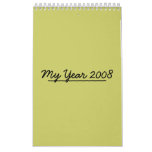 My Year 2008 Wall Calendar