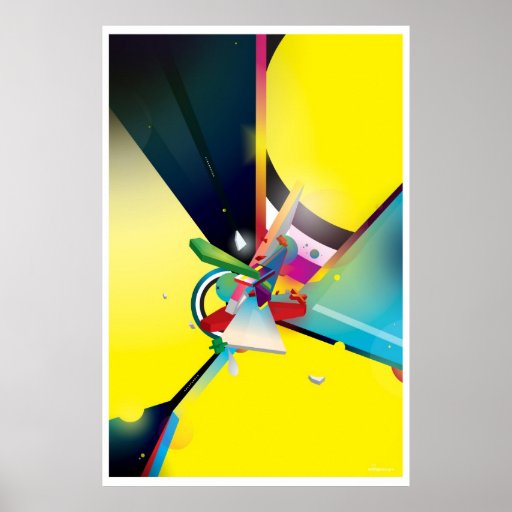 My Yellow Abstract Print