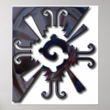 Myan design-polished metal print