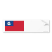 Myanmar Flag bumper stickers by Vexillophile Myanmar Flag bumper stickers