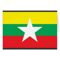 Myanmar Flag cards