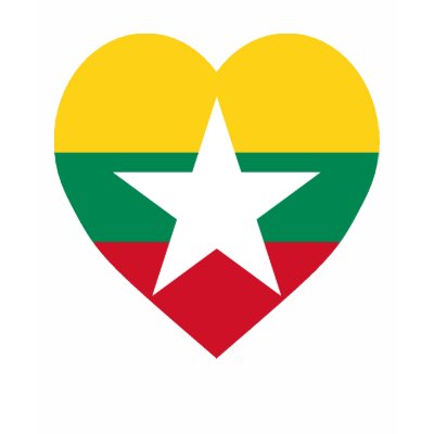 current myanmar flag. Myanmar Flag Heart Tshirts by