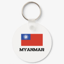 Myanmar Flag keychains by tshirtshirts Myanmar Flag keychains