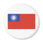Myanmar Flag magnets