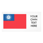 Myanmar Flag Photo Cards