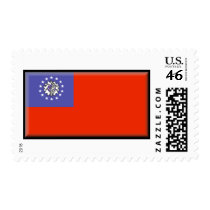 Myanmar Flag postage by jacinto888 Myanmar Flag postage