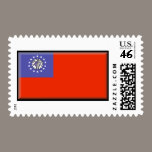Myanmar Flag postage