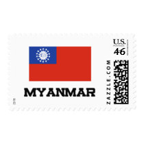 Myanmar Flag postage by tshirtshirts Myanmar Flag postage