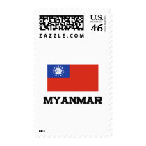 Myanmar Flag postage by tshirtshirts Myanmar Flag postage