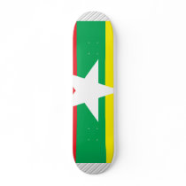 Myanmar Flag skateboards