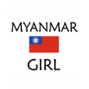 MYANMAR GIRL t-shirts